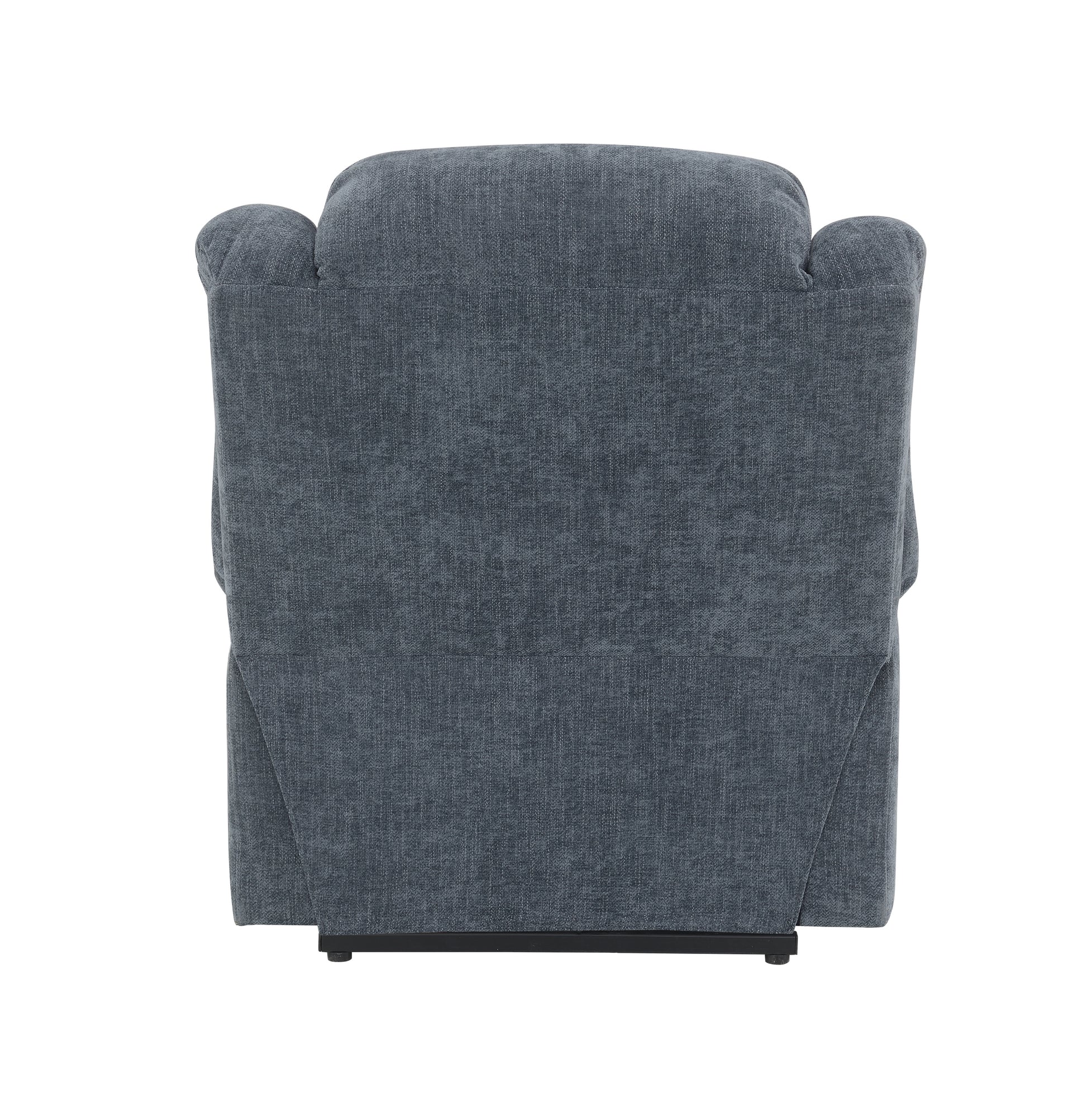 Omarion Power Recliner W Lift, Heating & Massage, Blue Velvet Lv02996 Blue Upholstered