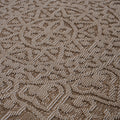 Naar Guros Collection 4X6 Beige Medallion Indoor Outdoor Area Rug Beige Polypropylene