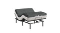 Goodvibesleep Calm Mattress And Adjustable Base Comfort Ensemble, Twin Xl Size Gray Foam Spring Twin Xl