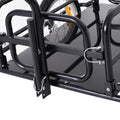Aosom Bike Cargo Trailer, Bicycle Trailer, Heavy Duty Bike Wagon Cart, Foldable Compact Storage, With Universal Hitch, 16