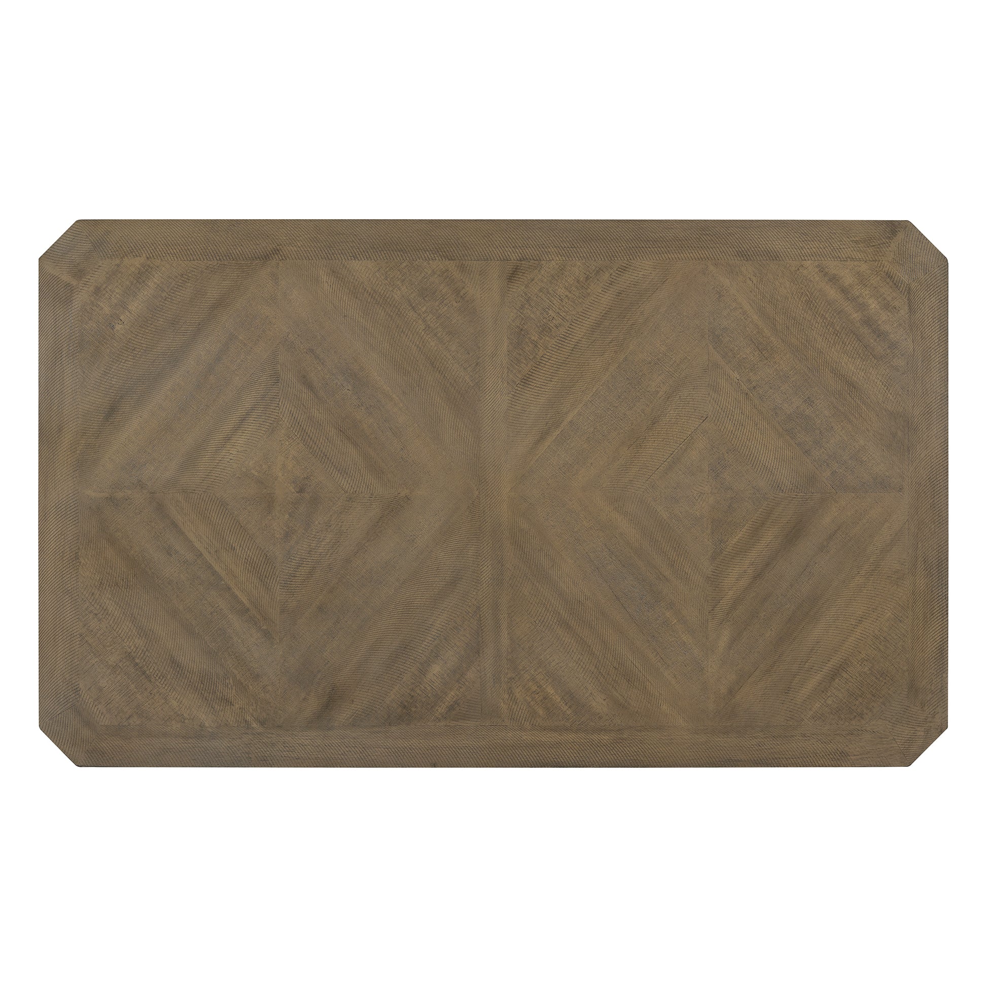 7 Piece Farmhouse Dining Set Classic Rustic Table And 6 High Back Design Chairs For Dining Room, Kitchen Brown Gray Brown Gray Solid Wood Mdf