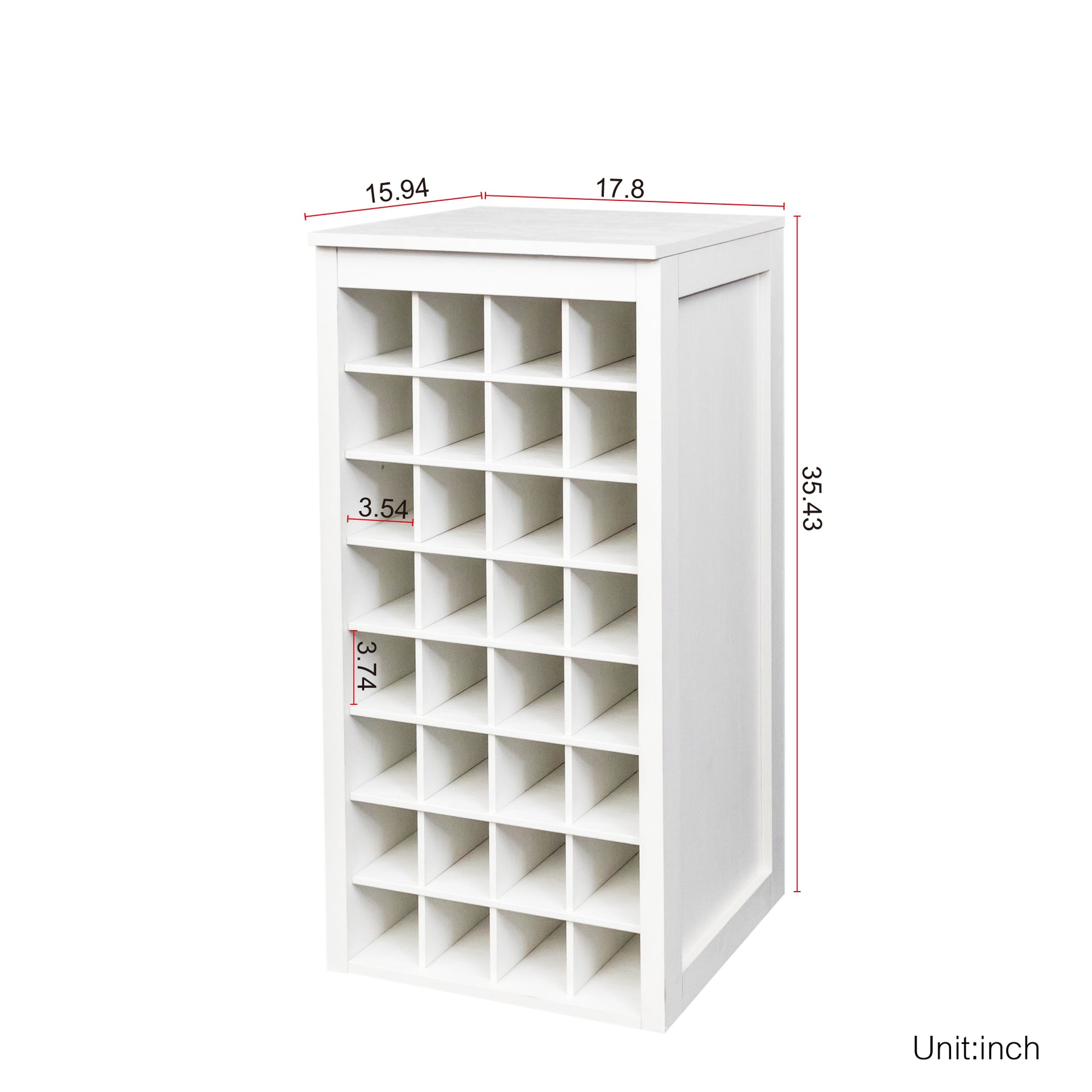 Brown Walnut Color Modular 32 Wine Bar Cabinet Buffet Cabinet White Particle Board Mdf