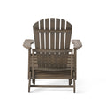 Malibu Reclining Adirondack Chair Grey Acacia Wood