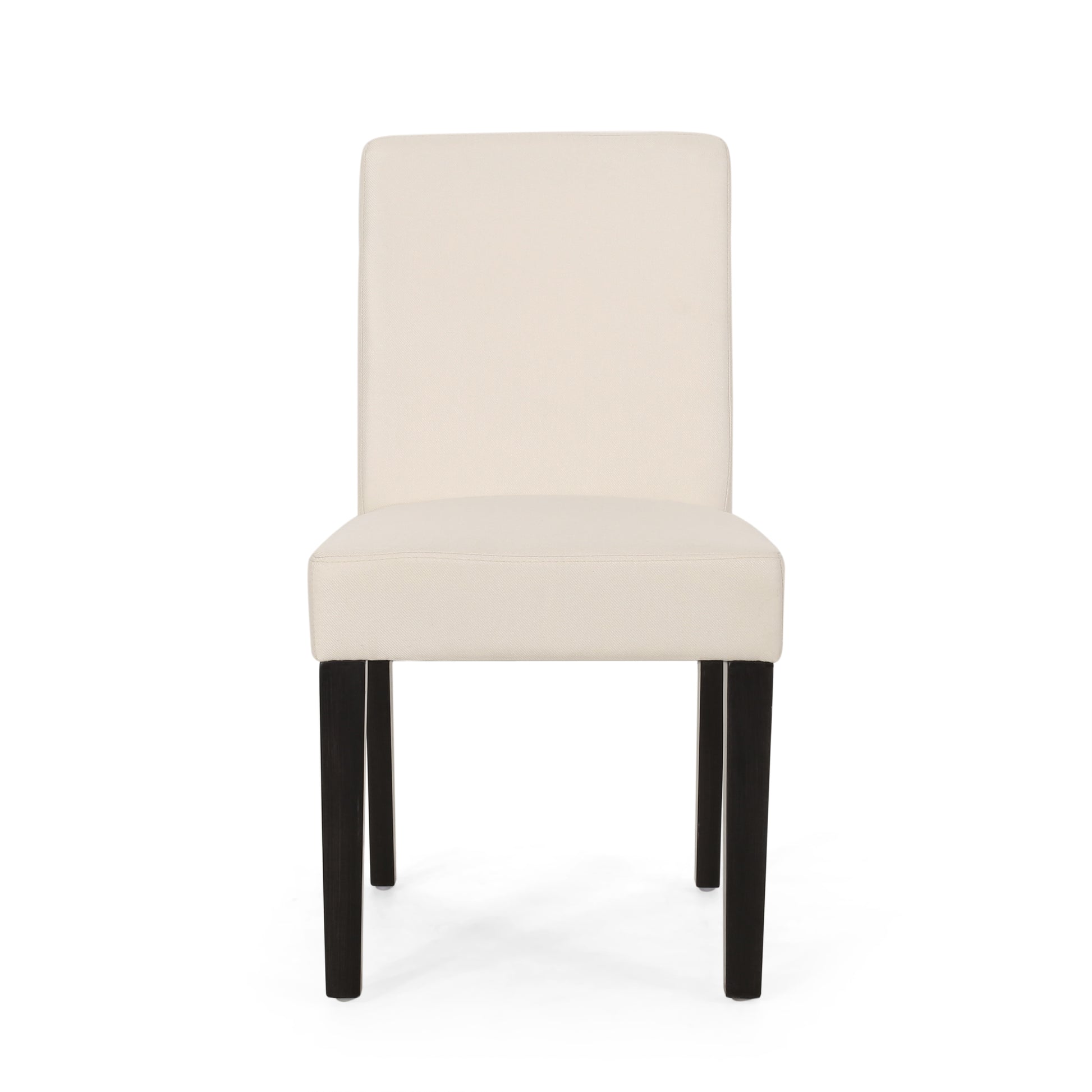 Dining Chair Beige Fabric