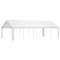 16X32Ft Party Tent Heavy Duty, Large Wedding Event Shelters With 3 Storage Bags & Removable Sidewalls, Outdoor Canopy Gazebo Commercial Tents For Parties Carport Camping Garden Patio White Metal