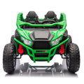 24V Two Seater Kids Ride On Utv W Parents Control,20In Seat Width,400W Super High Power,Four Wheel Suspension,Bluetooth,Mp3,Usb,Led Light,Horn,Rear Storage Space,Speeds 3.73 4.97Mph For Kids Aged 3