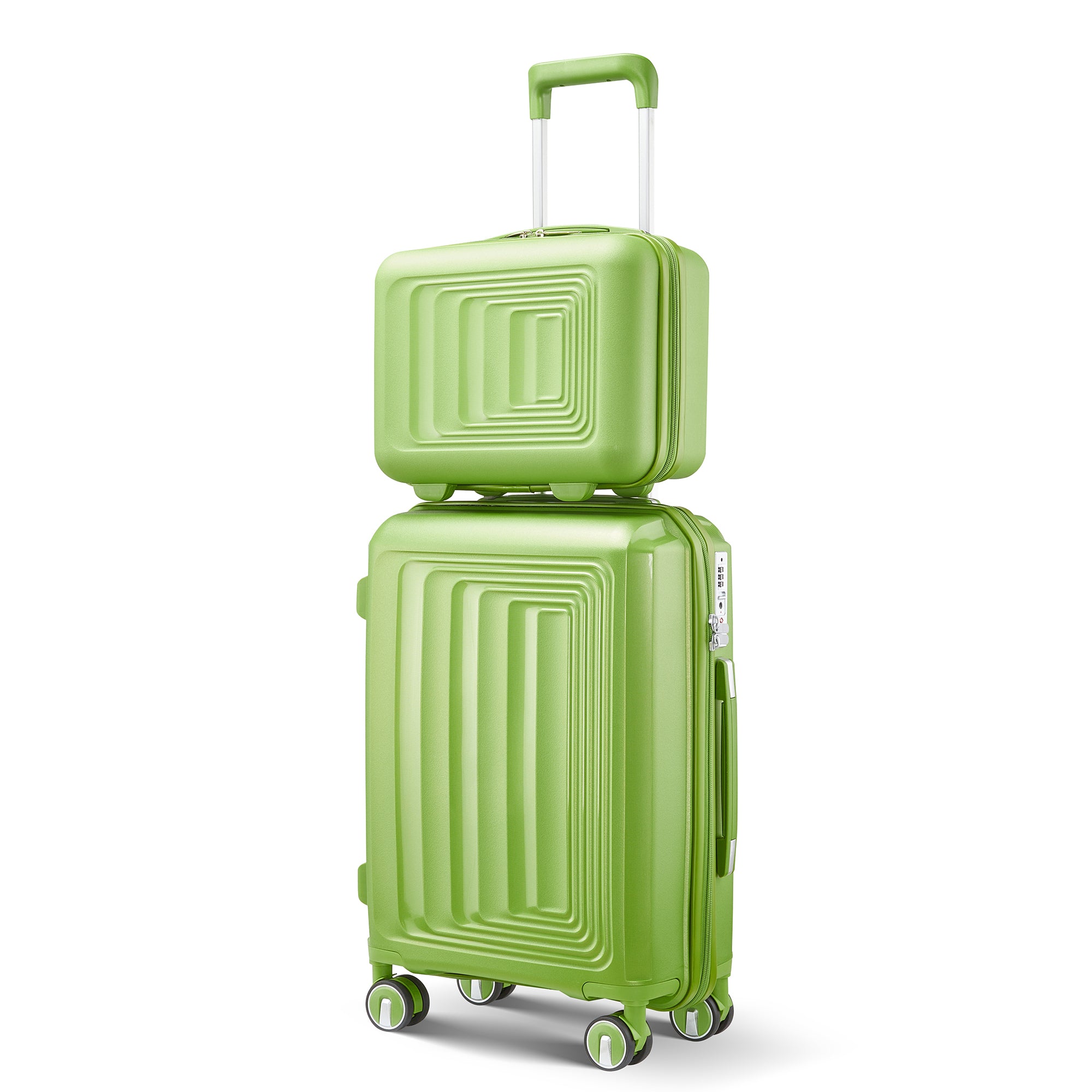 Luggage 4 Piece Sets 14 20 24 28 , Hard Shell Lightweight Tsa Lock Car