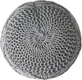 Malibu Pouf Grey Wool