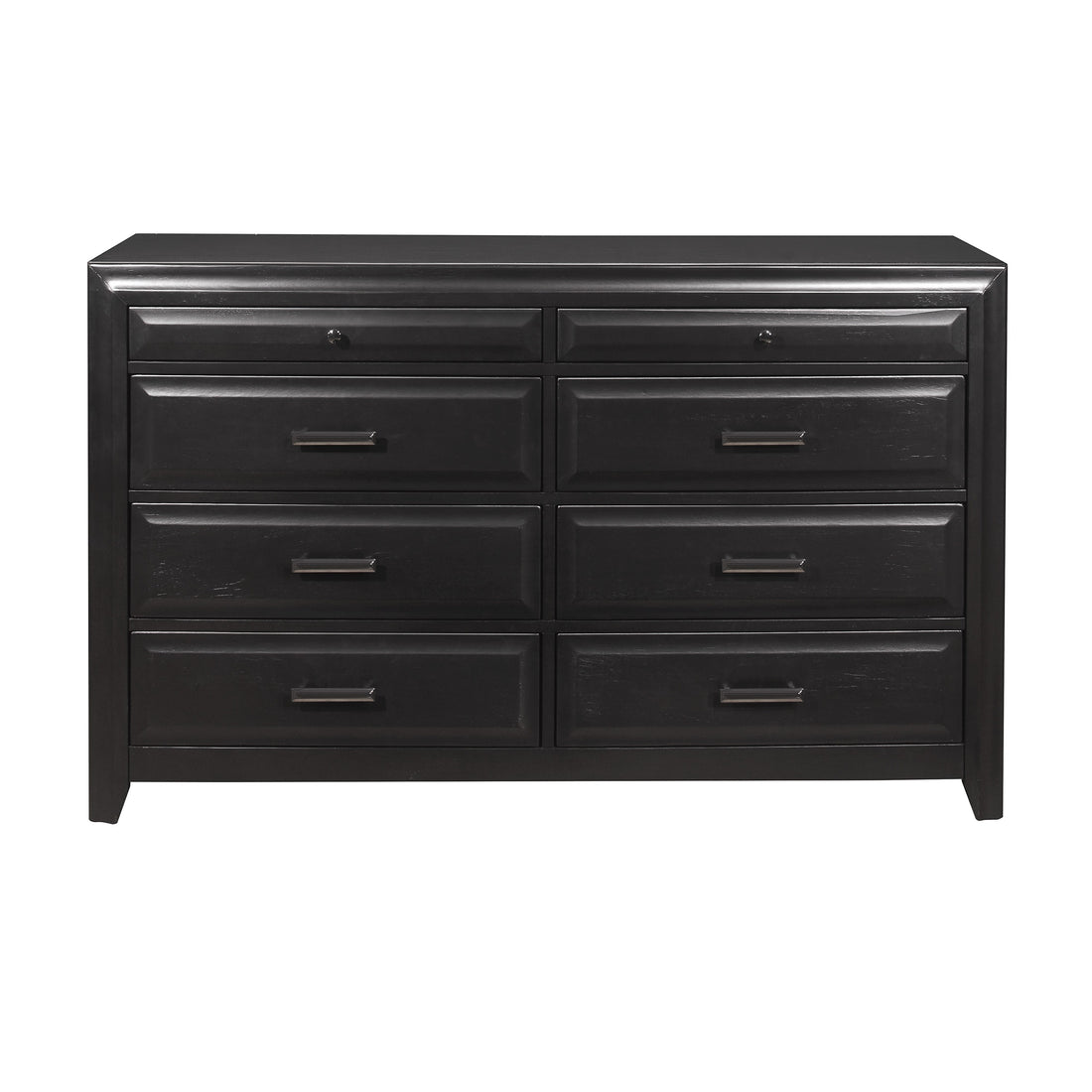 Modern Style 8 Drawers Dresser 1Pc Espresso Finish Wooden Bedroom Furniture Home Espresso Bedroom Modern Wood