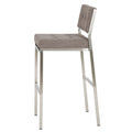 Barstool Light Grey Fabric