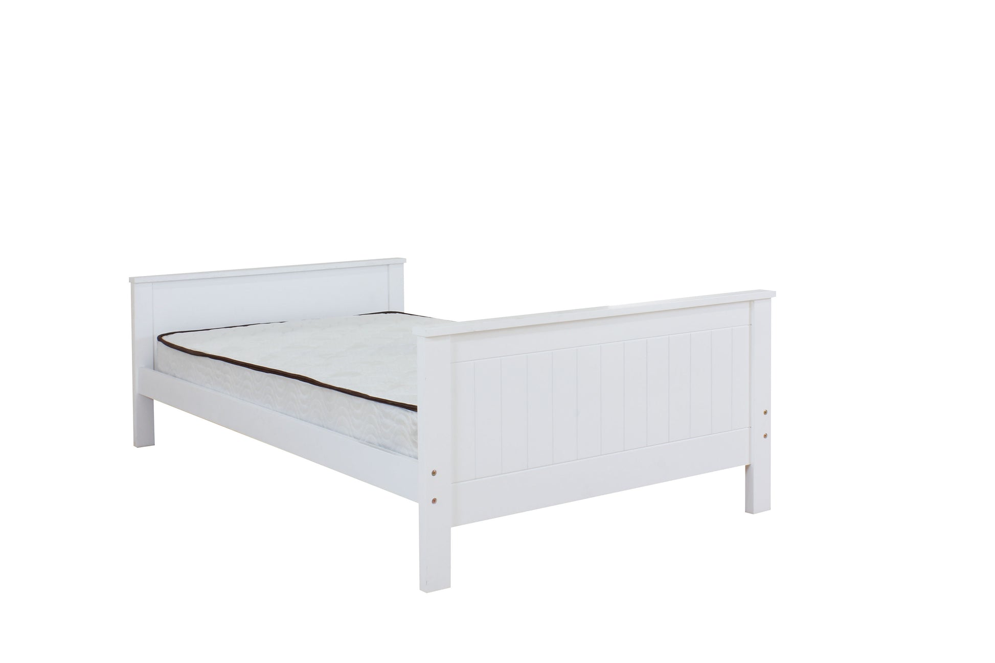 Willoughby Twin Loft Bed, White 10970W White Wood