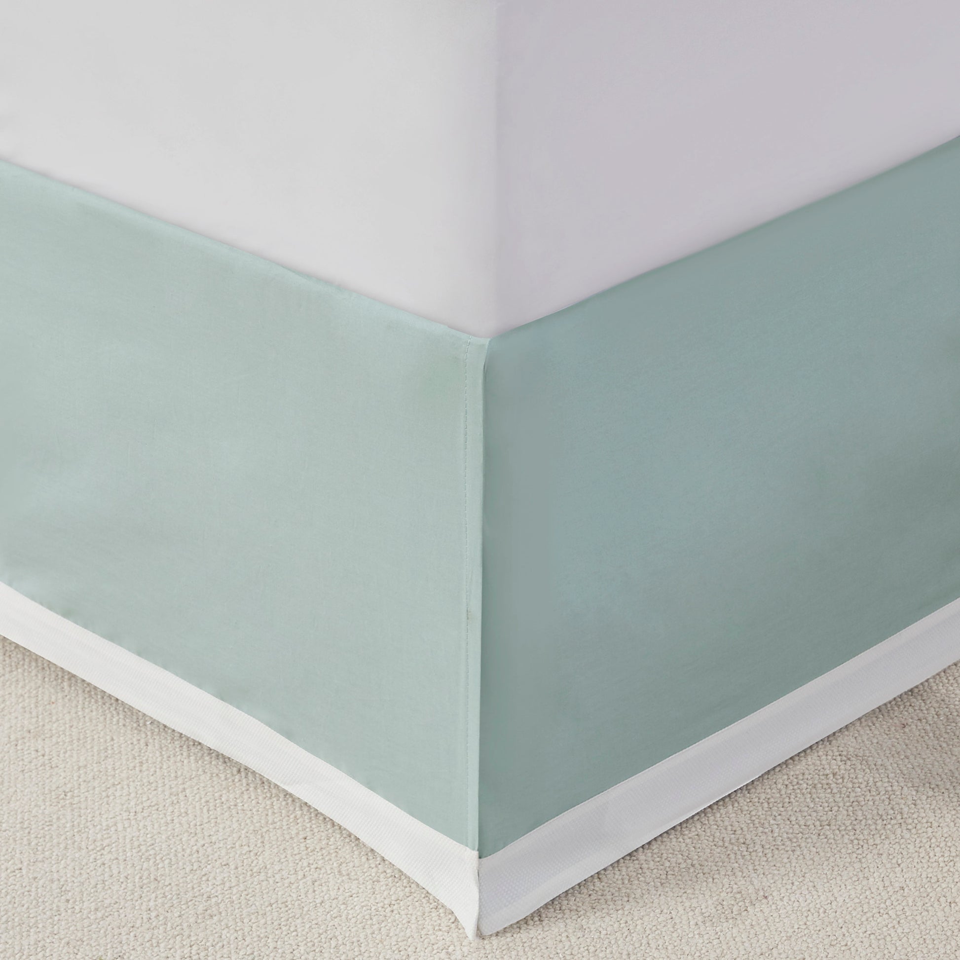 Oversized Cotton Jacquard Comforter Set Aqua King King Aqua Cotton