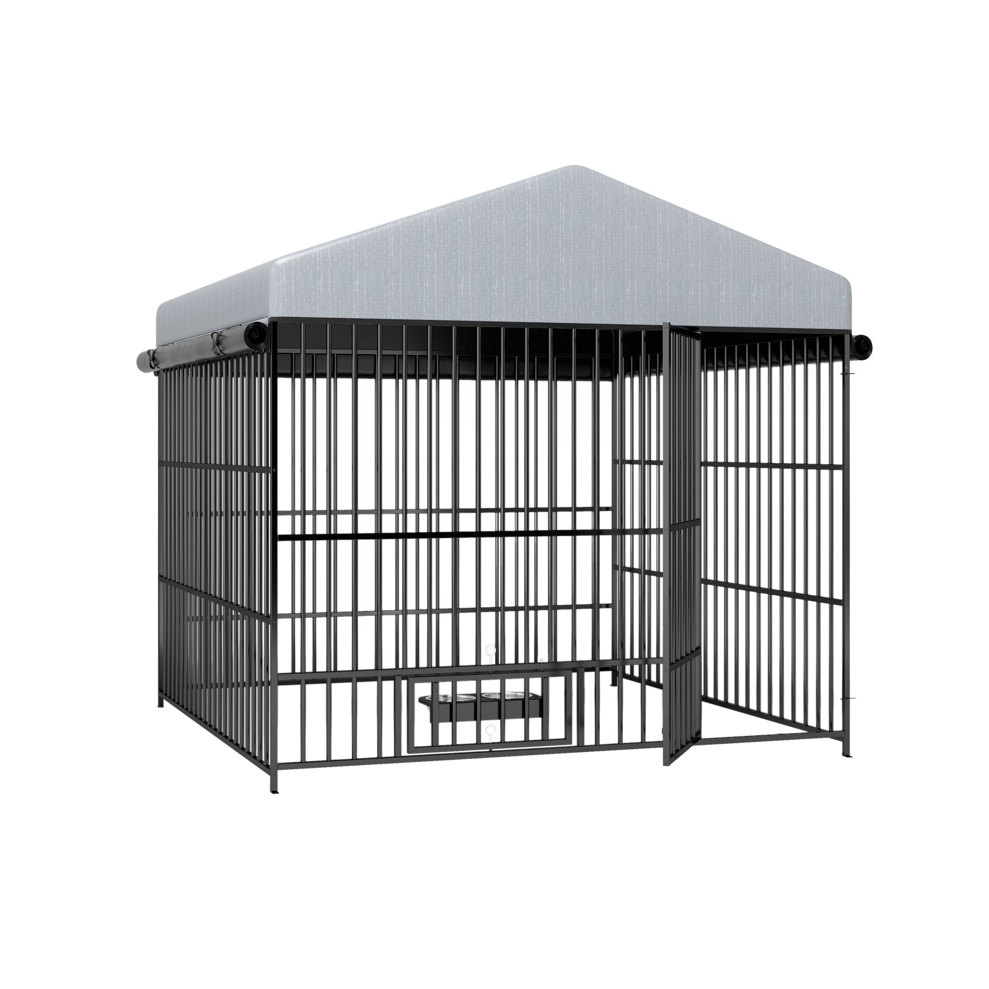 Large Dog Kennel Outdoor Pet Pens Dogs Run Enclosure Animal Hutch Meta