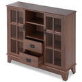 Walnut 2 Door Server With 2 Drawers - Walnut