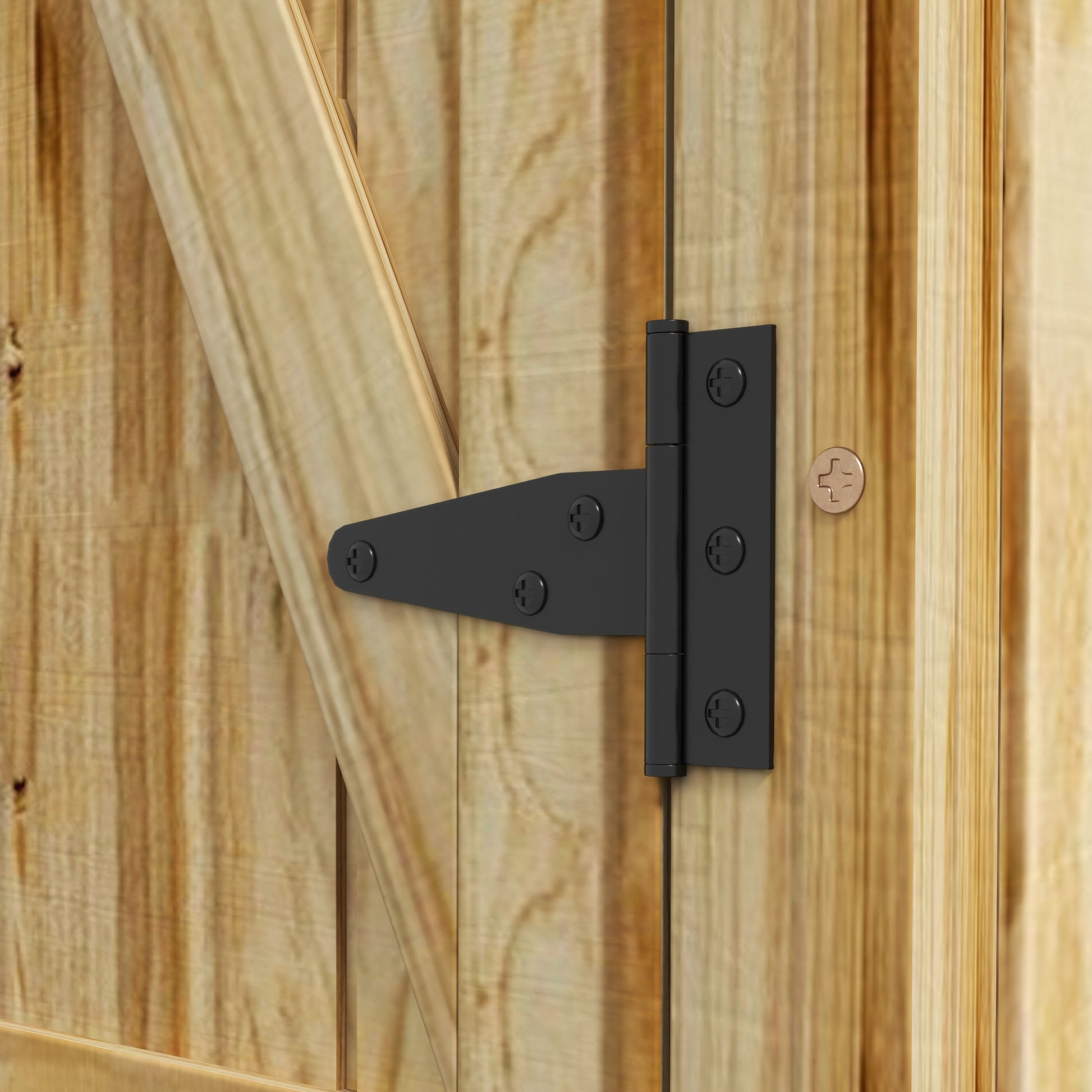 Outsunny Wooden Garden Shed, Outdoor Storage Cabinet With Waterproof Galvanized Metal Roof, Narrow Tool Shed With 3 Shelves And Lockable Door, Natural Natural Wood