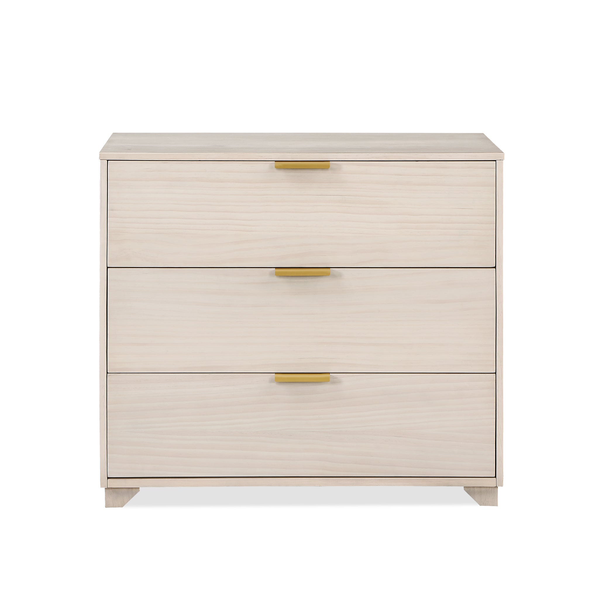 Pixie 3 Drawer Dresser In Washed Natural Natural Wood