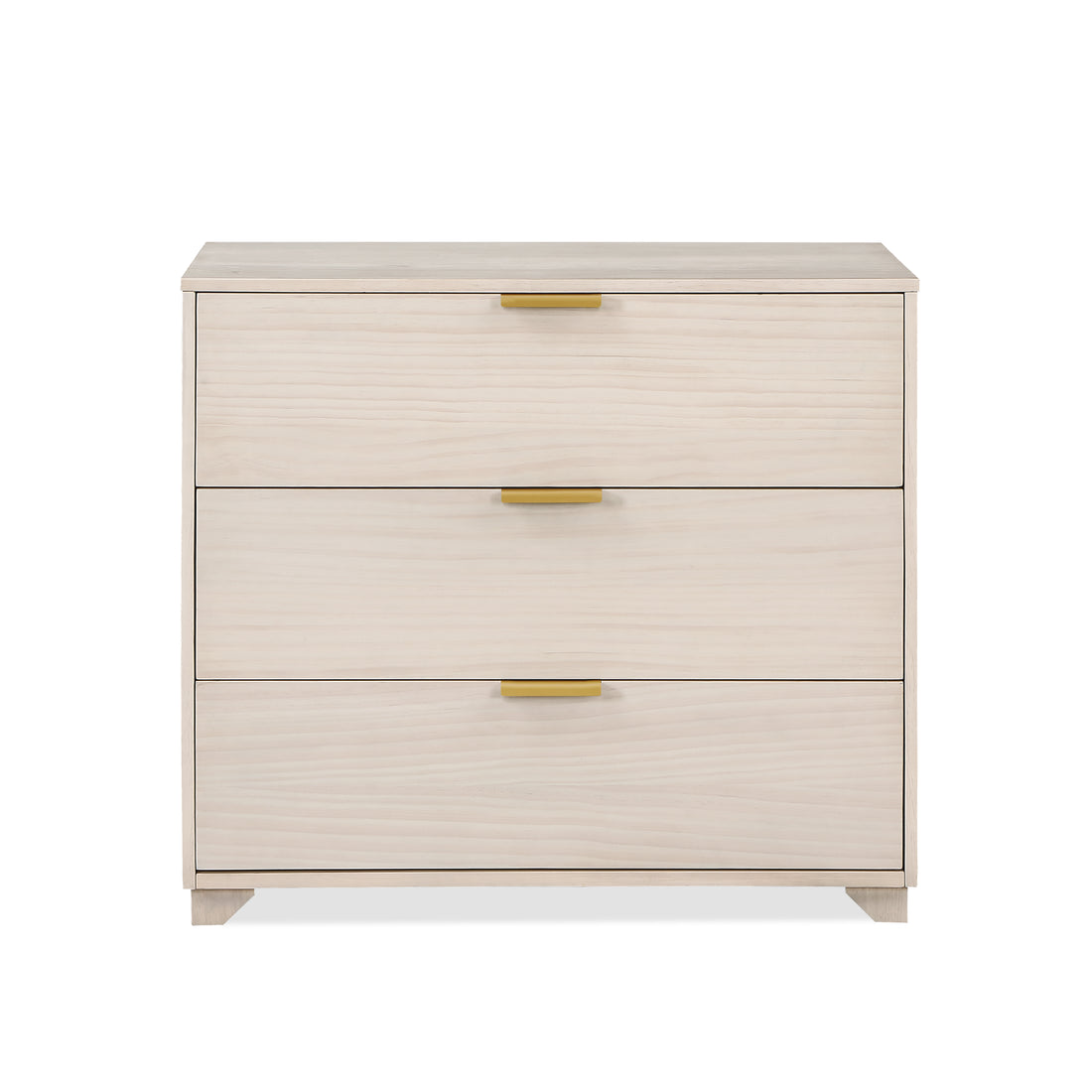 Pixie 3 Drawer Dresser In Washed Natural Natural Wood