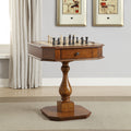 Cherry Game Table With 2 Drawer Cherry Traditional Wood