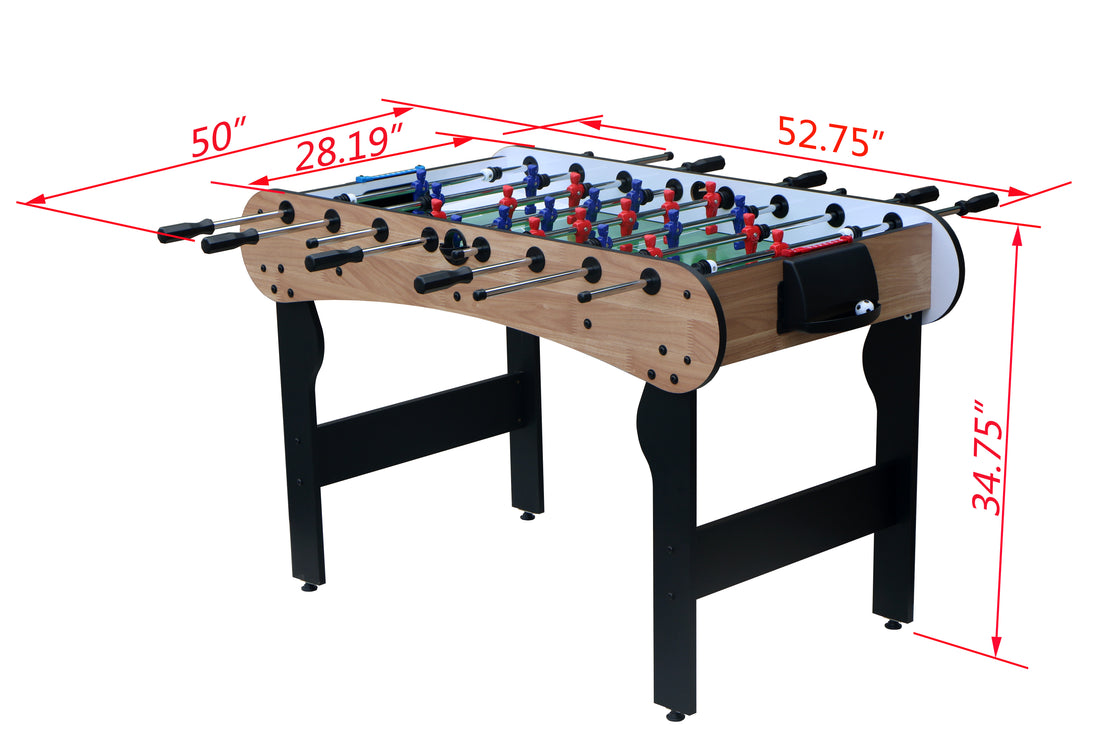 Soccer Table,Foosball Table,Football Table,Game Table, Table Soccer,Table Football,Children'S Game Table,Table Games Balls Sports Brown White Without Adjustable Weight Dining Room American