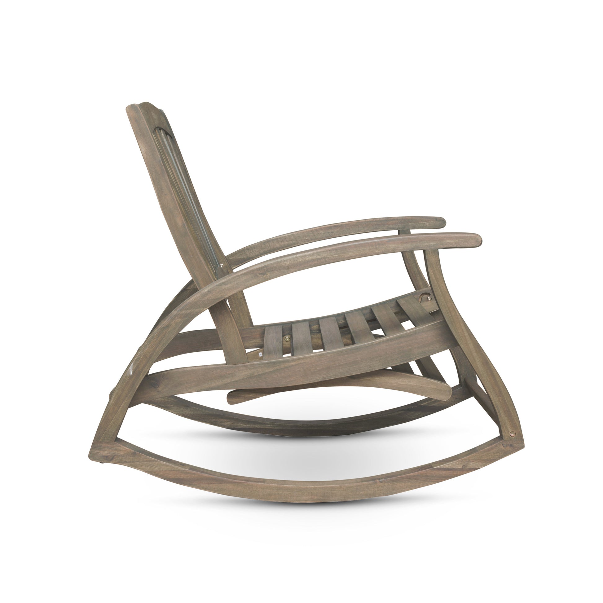 Sunview Reclining Rocking Chair Grey Wood