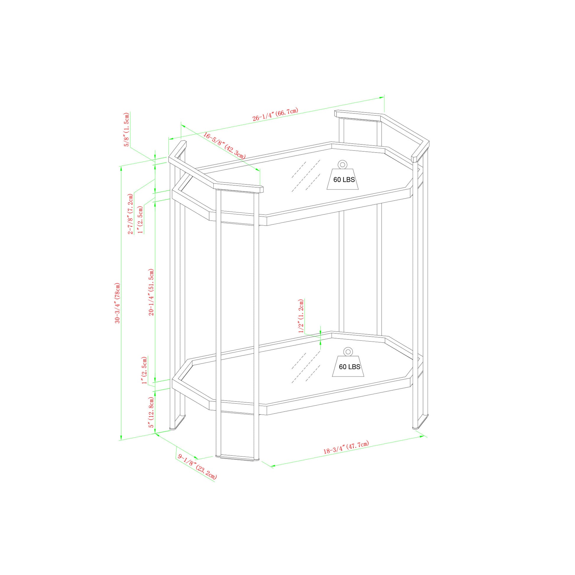Modern Glam Mirror Top Accent Table Pale Gold Gold Glass Steel