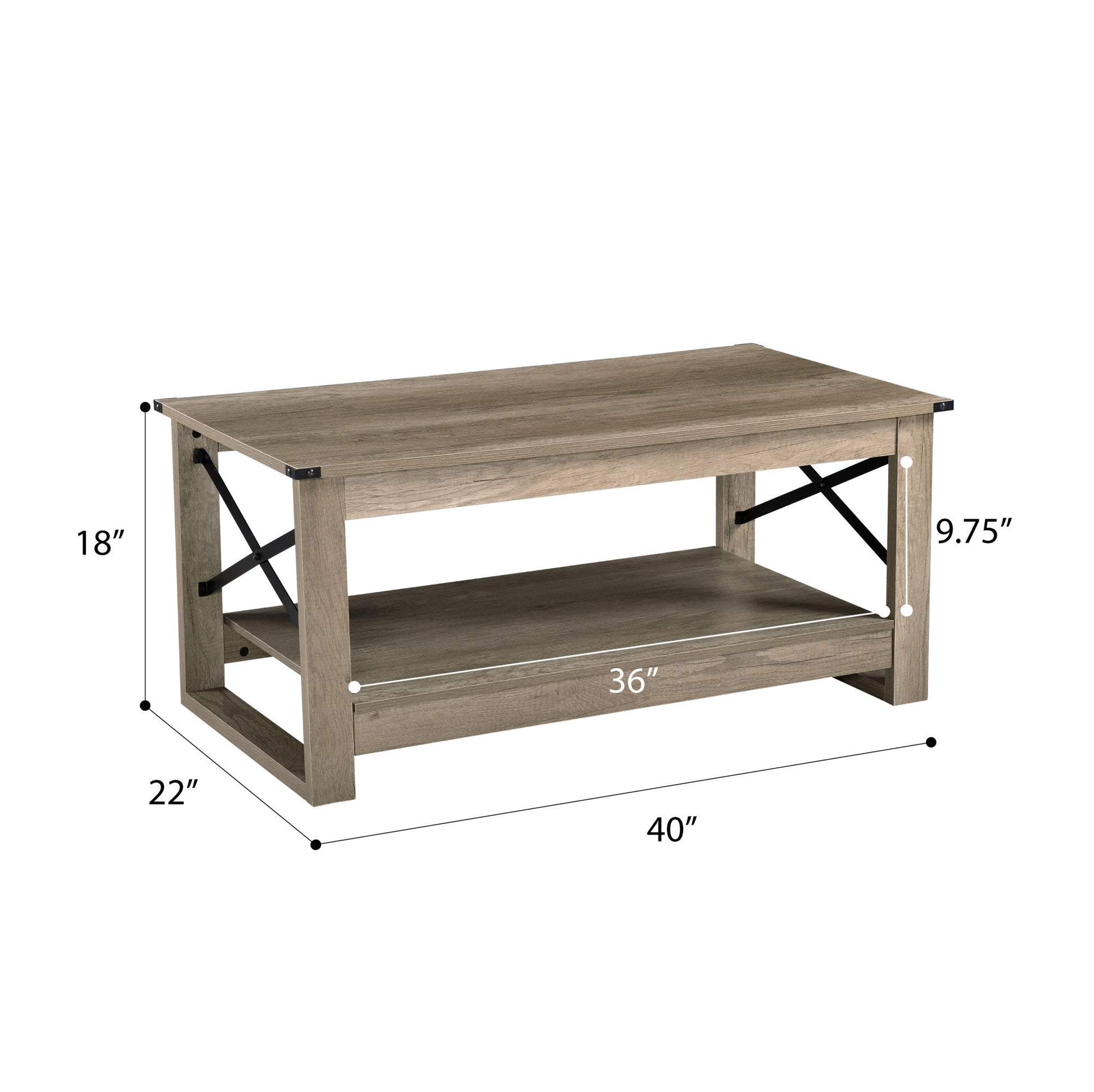 Grant Tan Coffee Table Tan Engineered Wood