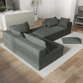 Modern Upholstered Sectional Sofa Couch Set,Modular 108