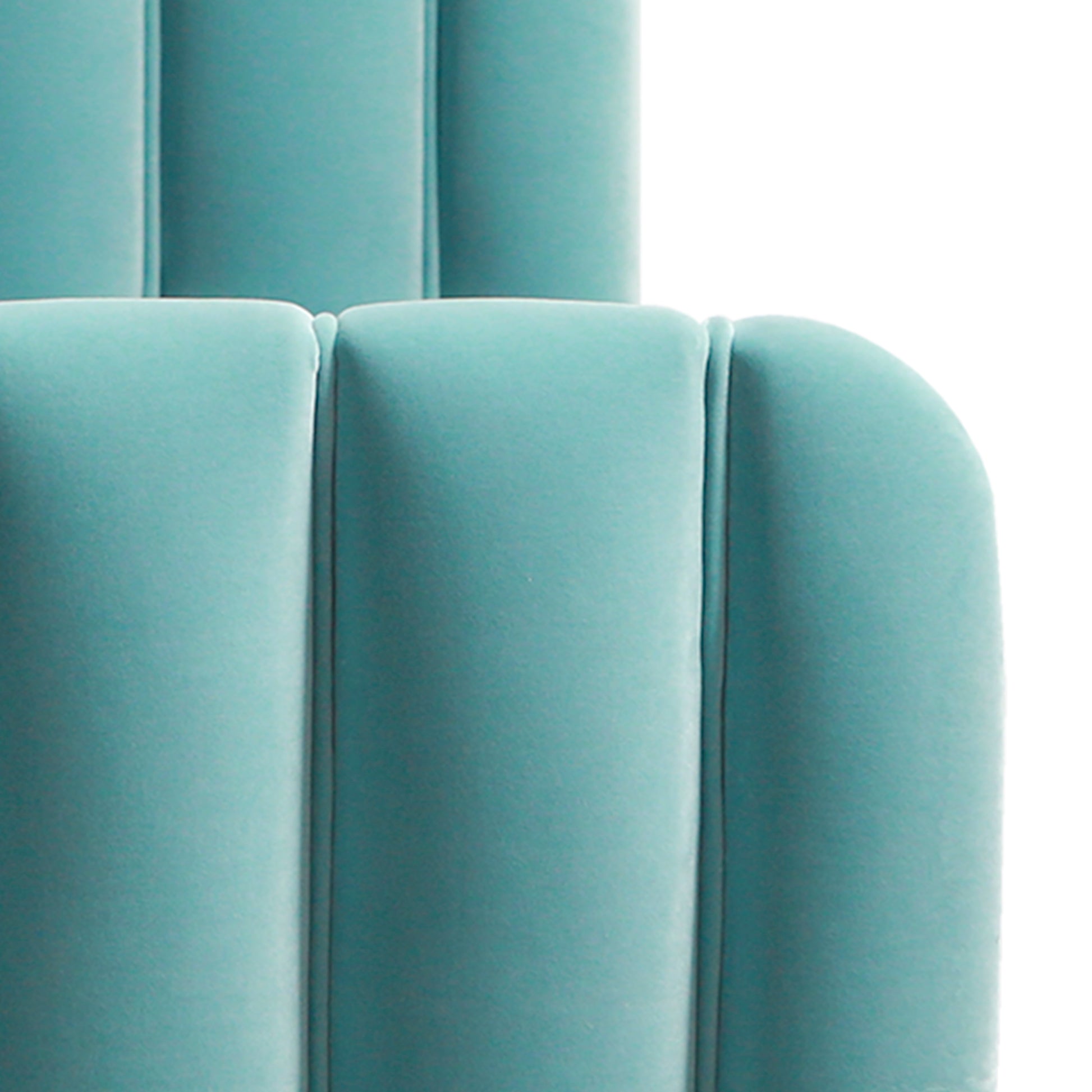 Gatsby Toddler Bed In Sea Foam Teal Fabric