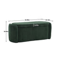 Coolmore Storage Ottoman,Bedroom End Bench,Upholstered Fabric Storage Ottoman With Safety Hinge, Entryway Padded Footstool, Ottoman Bench For Living Room & Bedroom Emerald Emerald Foam Corduroy