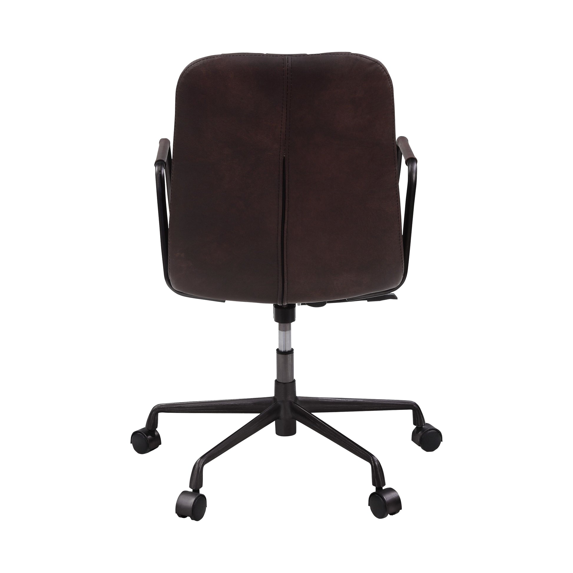 Mars Top Office Chair With Swivel Solid Brown Office Office Chairs Solid Back Swivel Genuine Leather