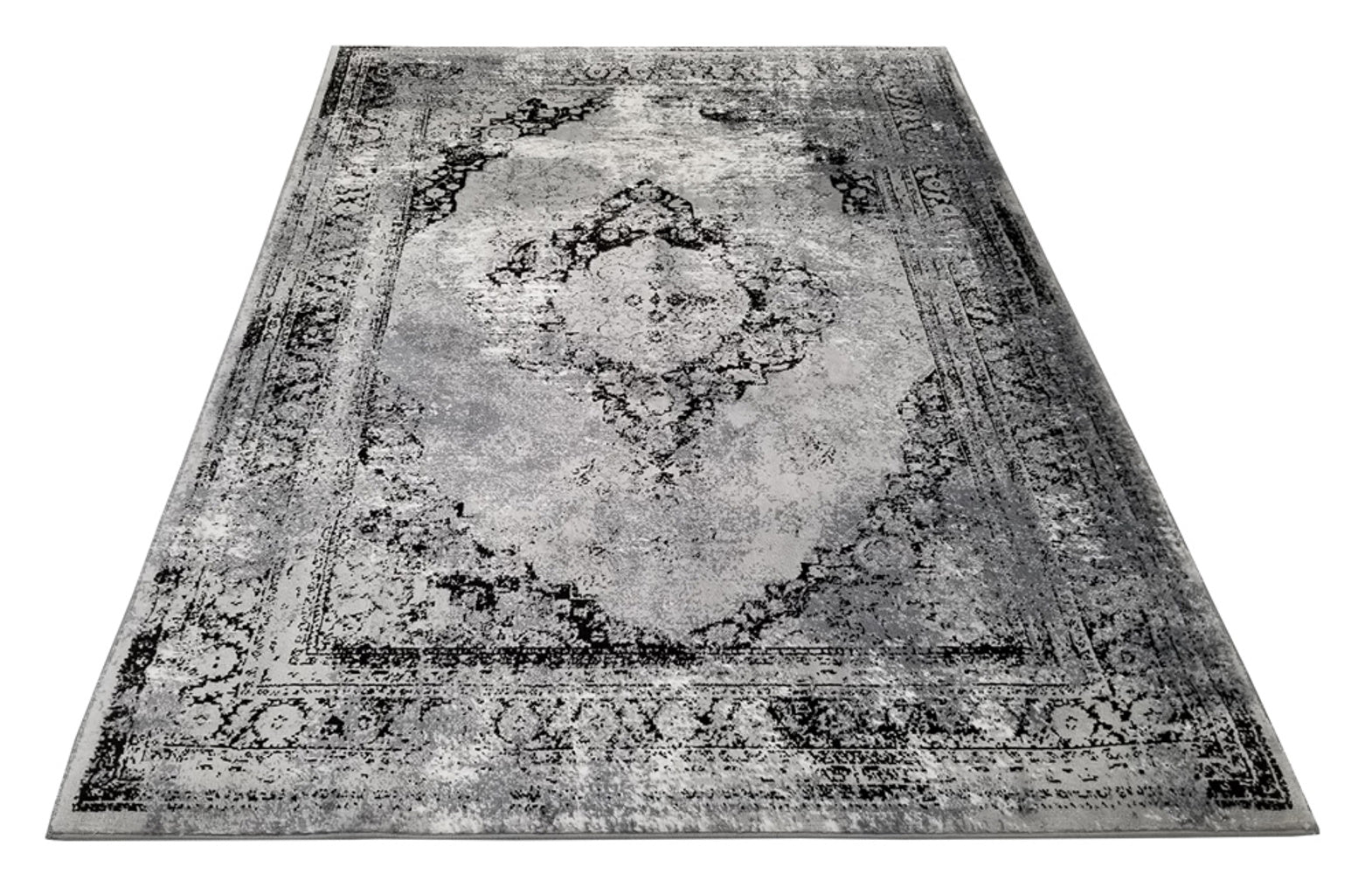 Jersey Area Rugs, Carpets For Livingroom, 7X10 Area Rugs ,3396 Grey Rectangle 8&10 Grey Contemporary Abstract Polypropylene