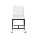 Counter Stool Set Of 2 White Wood