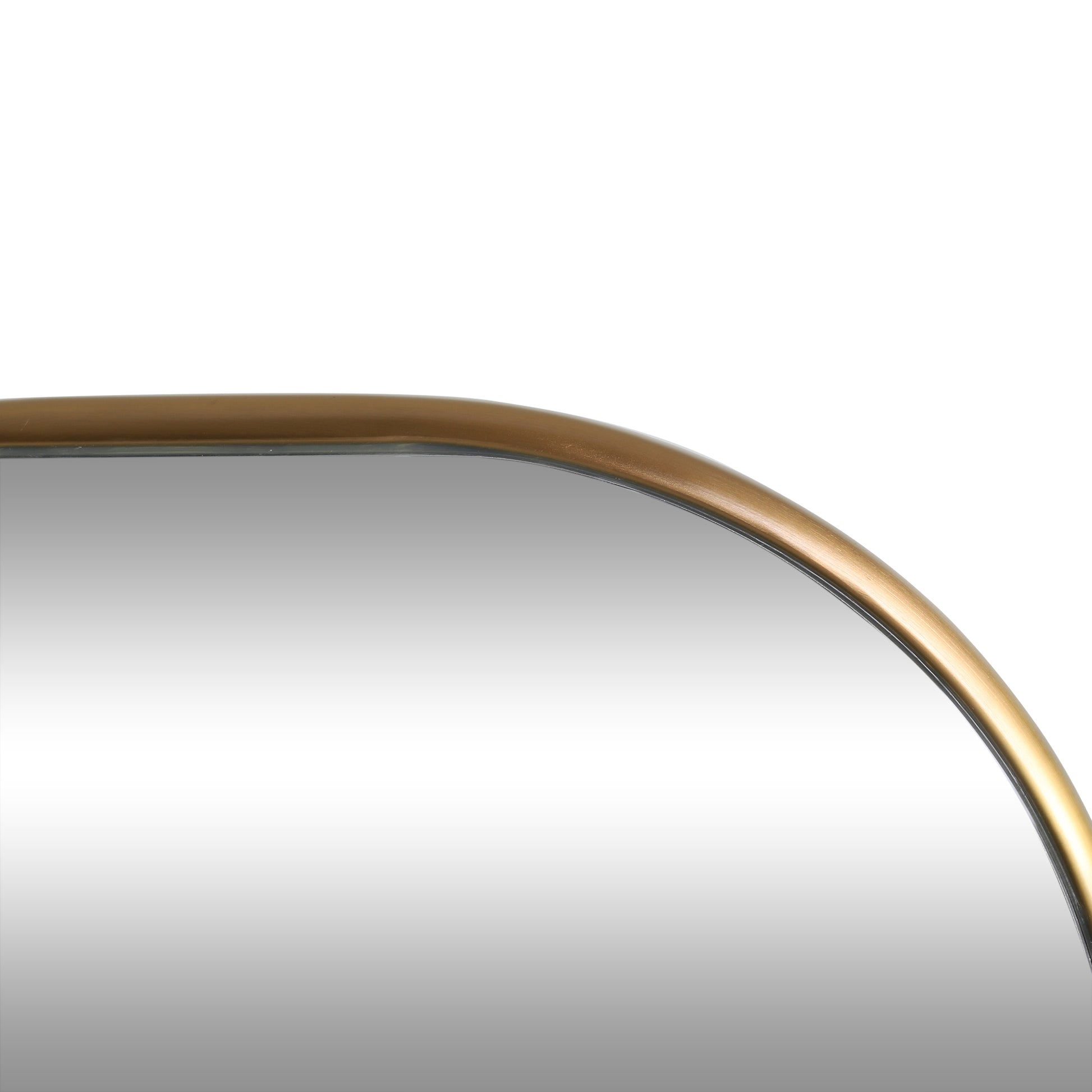 Length Mirror Antique Brass Mdf