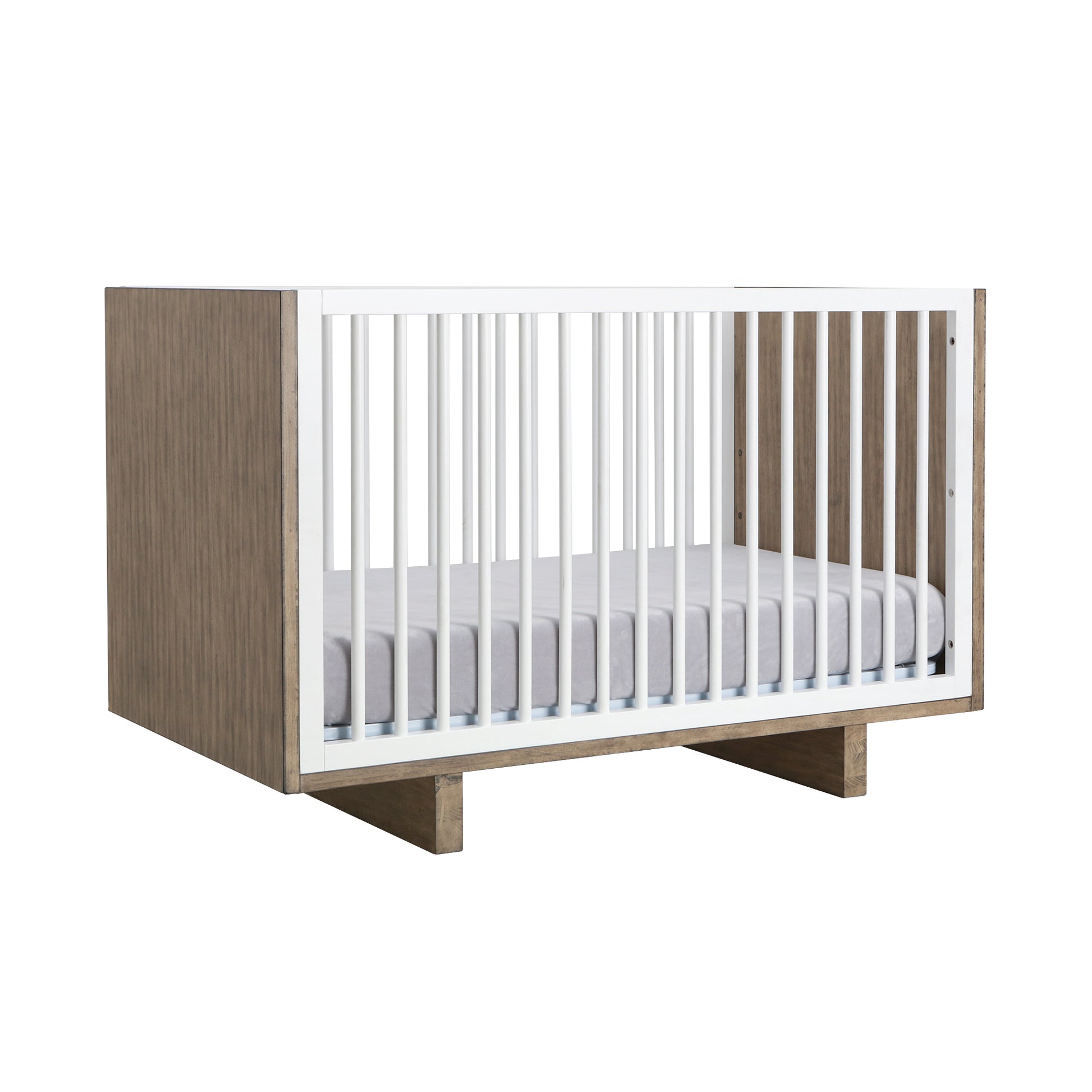 Ayr Convertible Crib In Walnut Natural Wood Wood