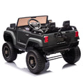 24V Two Seater Kids Ride On Car W Parents Remote Control, Licensed Toyota Lc250,220W Motors,With Shovel,Three Point Seat Belt,Slow Start,Speed Adjustment,Bluetooth,Music For Kids Aged 3 . Gray 100 149 Lbs Polypropylene