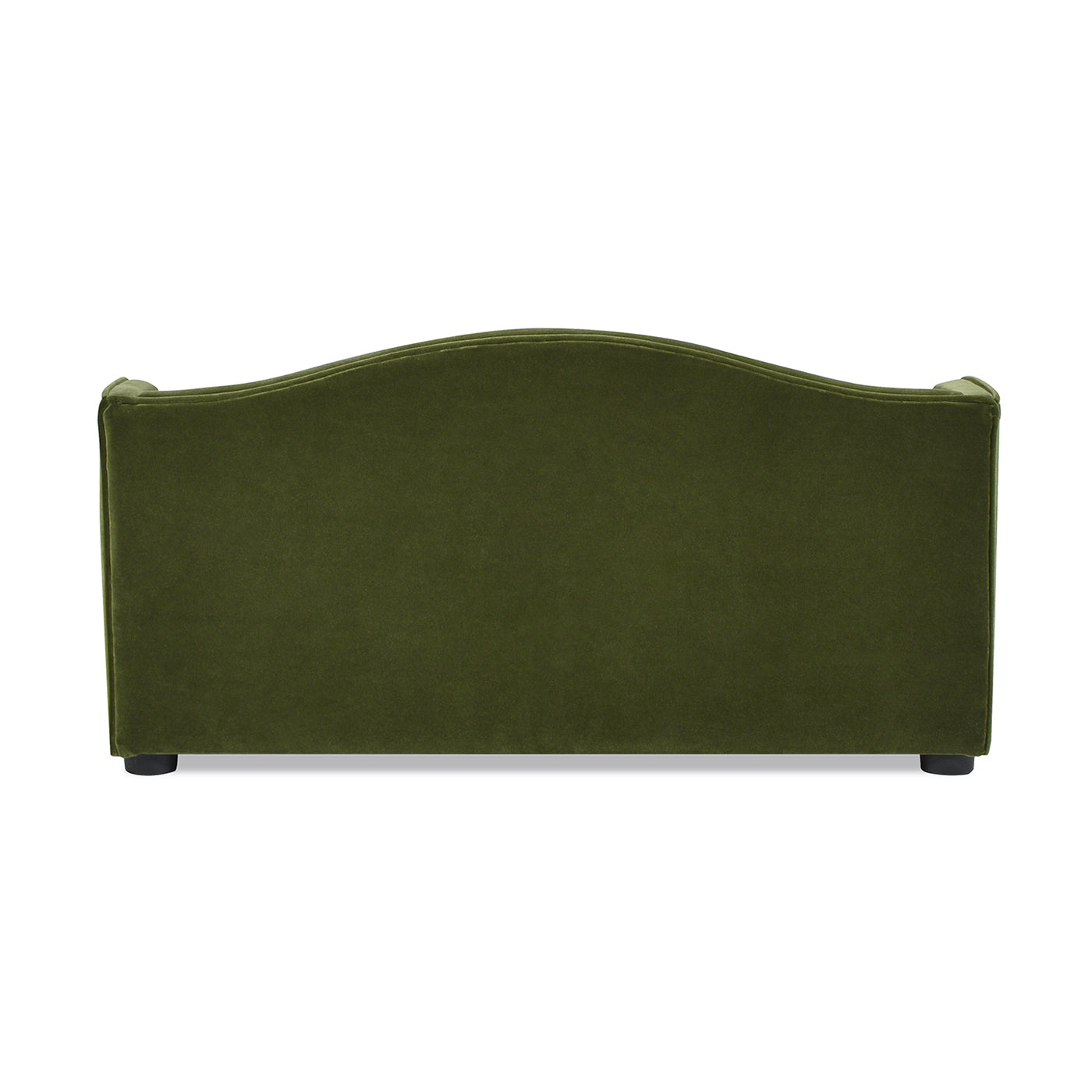 Robin 35" Tufted Wingback Pet Sofa Bed, Medium, Olive Green Performance Velvet Olive Green Foam Velvet