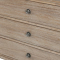 Victoria 6 Drawer Dresser Natural Solid Wood