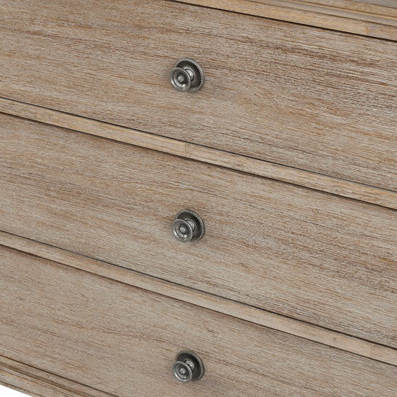 Victoria 6 Drawer Dresser Natural Solid Wood