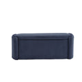 Coolmore Storage Ottoman,Bedroom End Bench,Upholstered Fabric Storage Ottoman With Safety Hinge, Entryway Padded Footstool, Ottoman Bench For Living Room & Bedroom Navy Navy Primary Living Space Foam Corduroy
