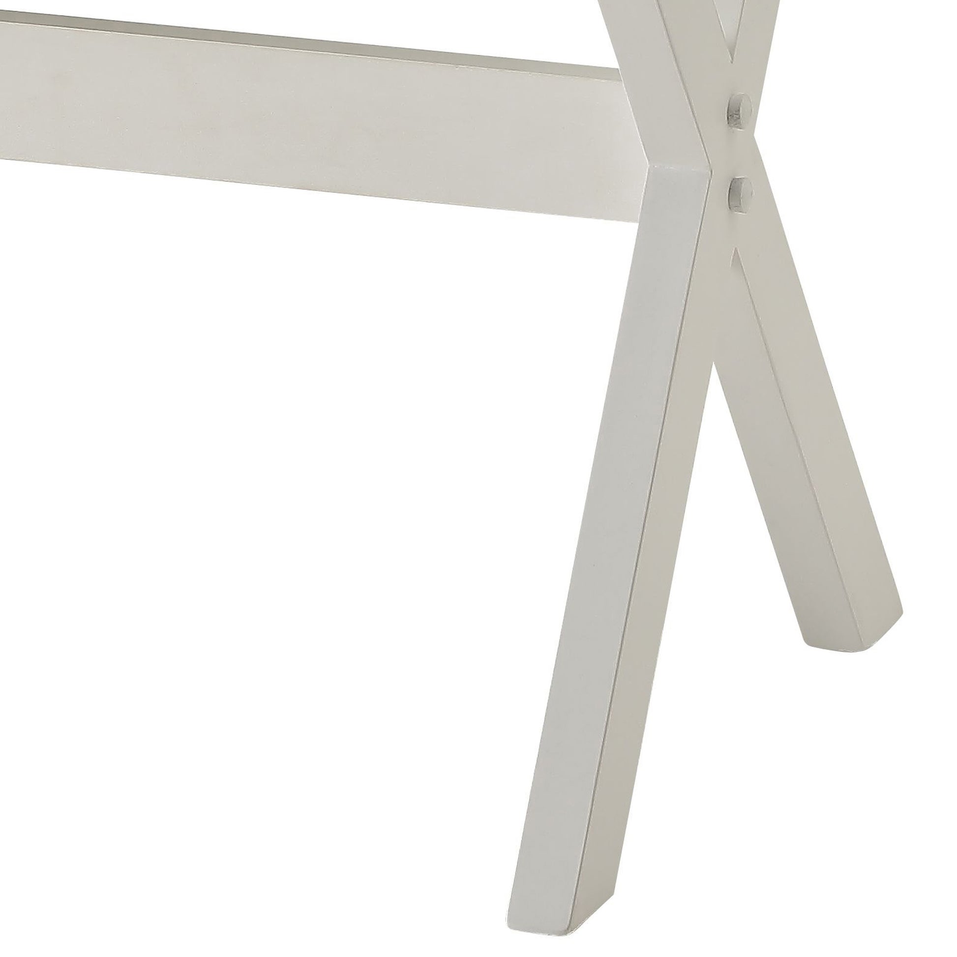 White 1 Drawer End Table White Primary Living Space Contemporary Drawers Rectangular Wood