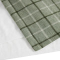 Plaid Faux Leather Tab Top Curtain Panel With Fleece Lining Only 1 Pc Curtain Panel Multicolor Polyester