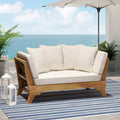 Serene Daybed Full Teak Fabric