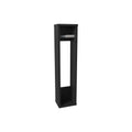 Toliet Paper Holder Magna, Bathroom, Black Black Particle Board Engineered Wood
