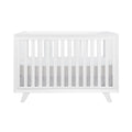 Wooster Convertible Crib In Pure White White Wood