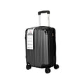 4 Piece Luggage Set, Lightweight Abs Luggage 4 Piece Set 16.20.25.29 Inches, Checked And Carry On Luggage Set, With Swivel Wheels Black Abs