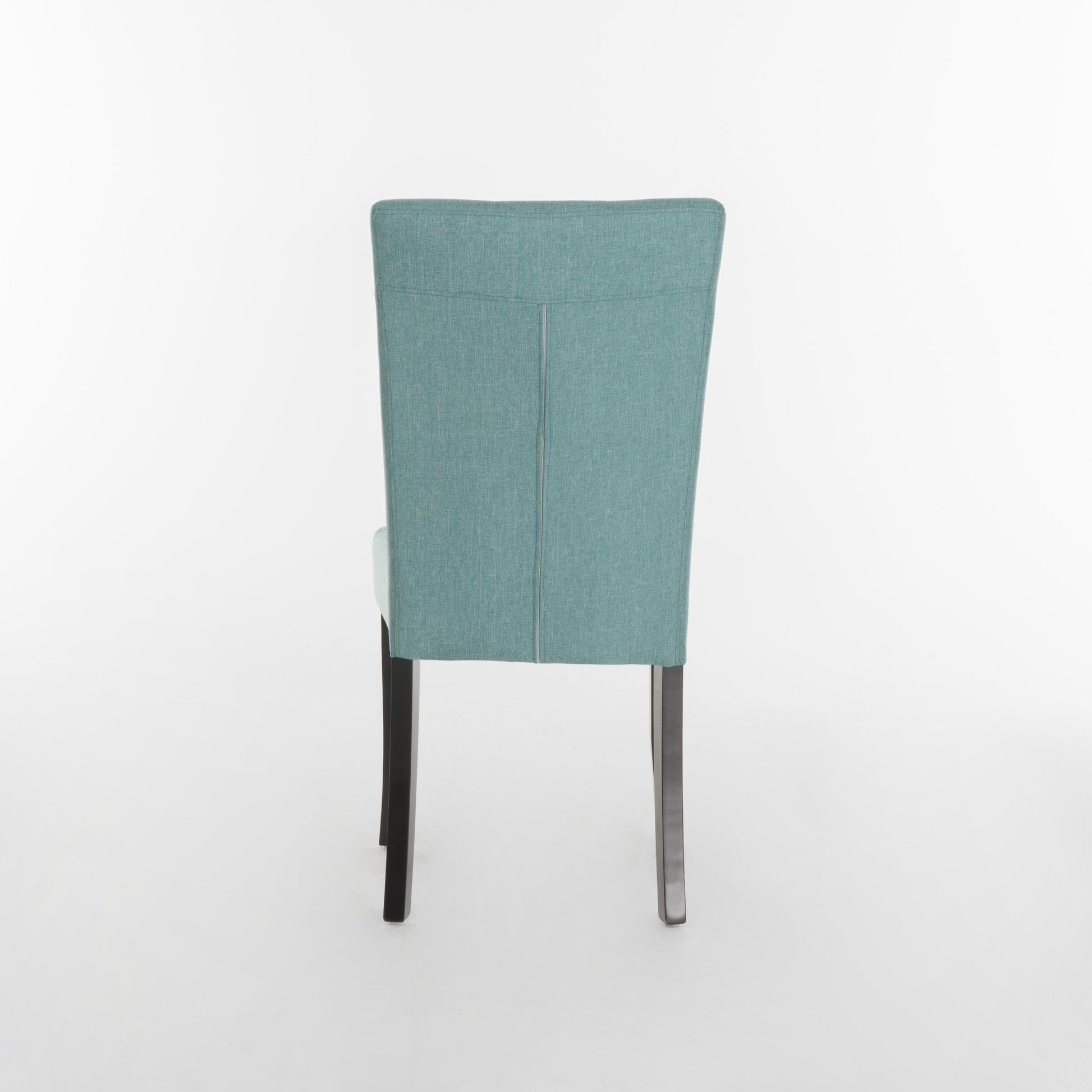 Dining Chair Set Of 2 Blue Fabric