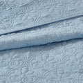 Reversible Quilt Set Blue King Cal King Blue Cotton