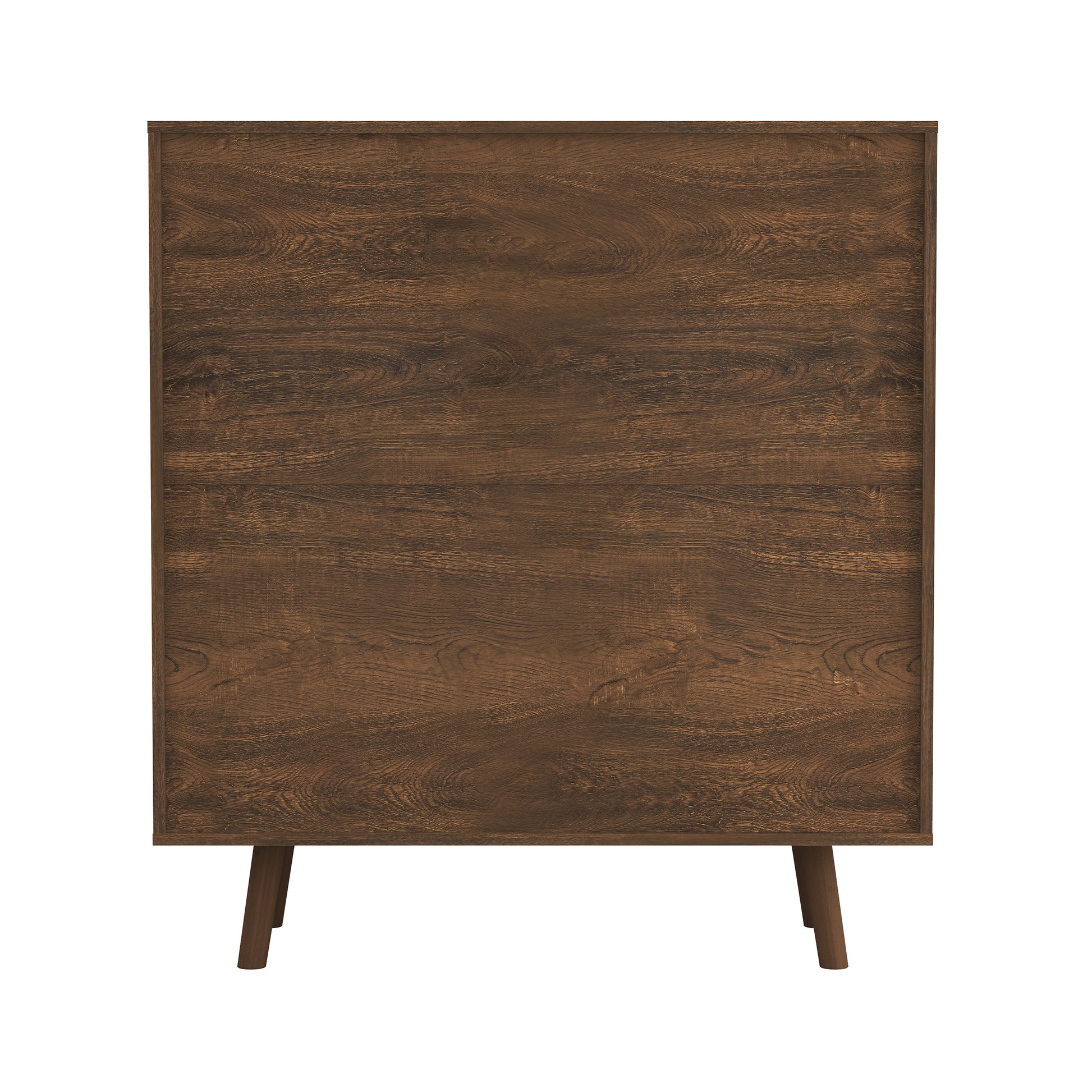 Bohemian Bar Cabinet, Natural Rattan Doors, Removable Wine Rack In Walnut Natural Walnut Boho Mdf