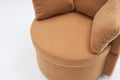 029 Teddy Fabric Swivel And Storage Chair With Back Cushion For Living Room,Khaki Khaki Primary Living Space Modern Foam Teddy