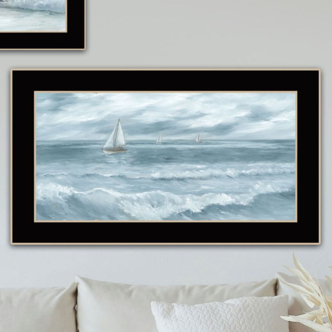 "Steadfast In The Waves" Framed Wall Art For Living Room, Wall Art Print For Home Decor, Bedroom Wall Art By Georgia Janisse Multicolor Wood Paper